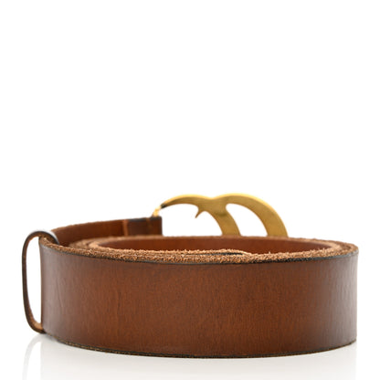 Gucci Faded Calfskin Double G 40mm Belt 115 46 Cuir 2 of 5