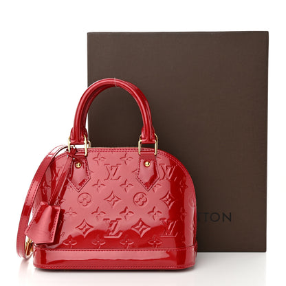 Louis Vuitton Vernis Alma BB Pomme D'Amour 10 of 10