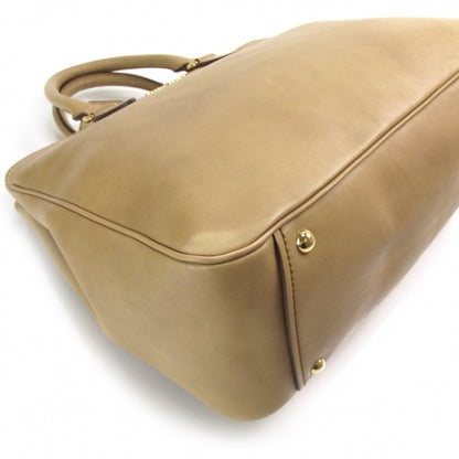 Miu Miu Leather Front Pocket Tote Sand 5 of 11