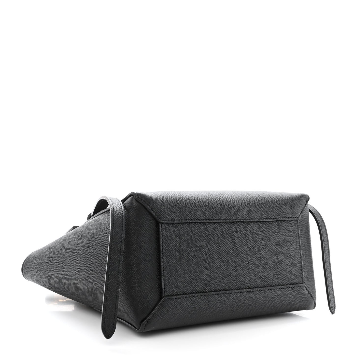 Grained Calfskin Micro Belt Bag Black