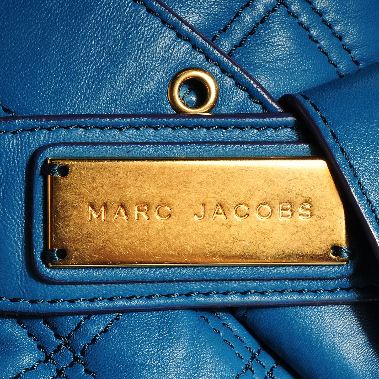 Quilted Leather Kristina Blue