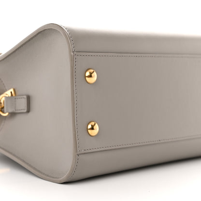 Saint Laurent Calfskin Small Monogram Cabas Fog 9 of 10