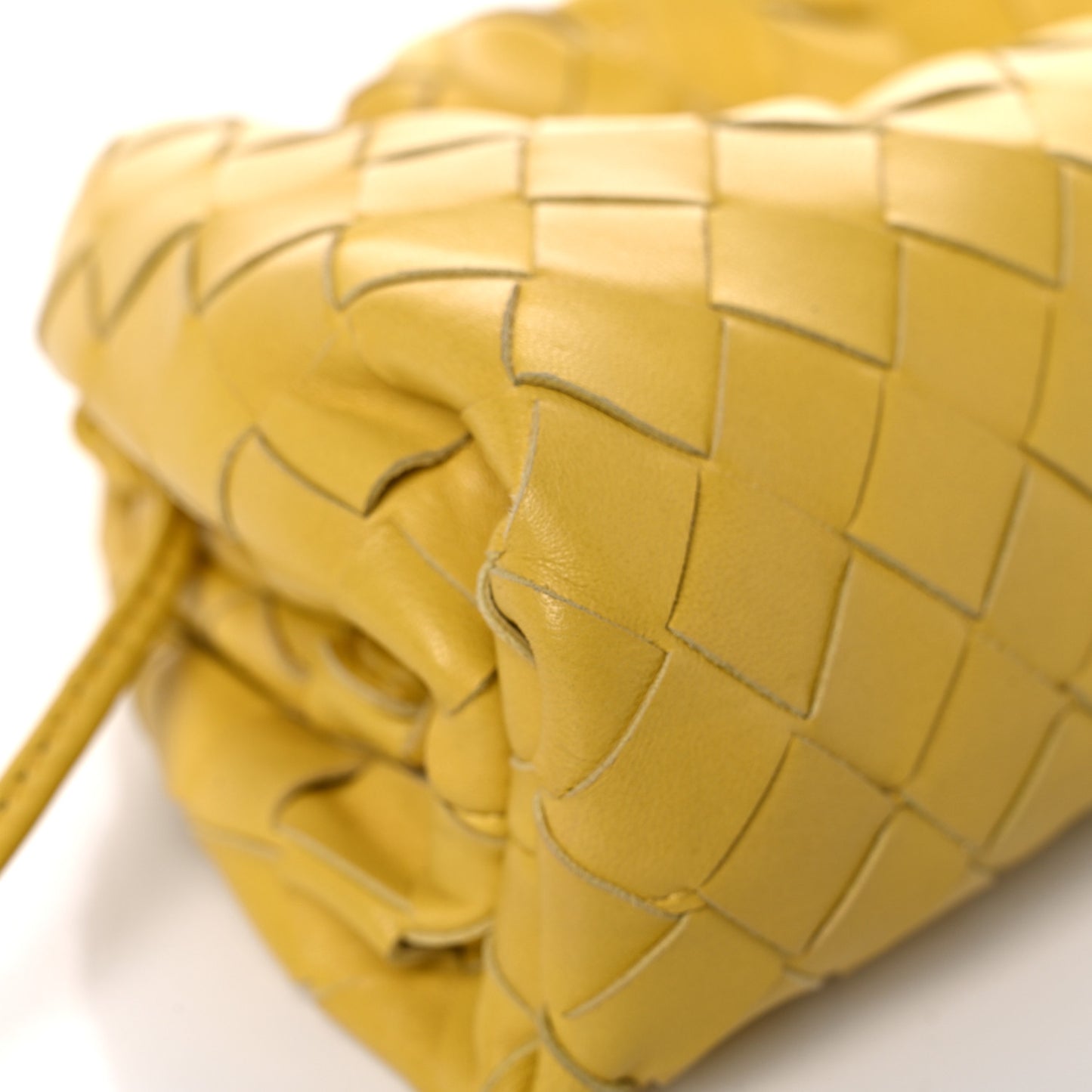 Nappa Intrecciato The Mini Pouch Buttercup