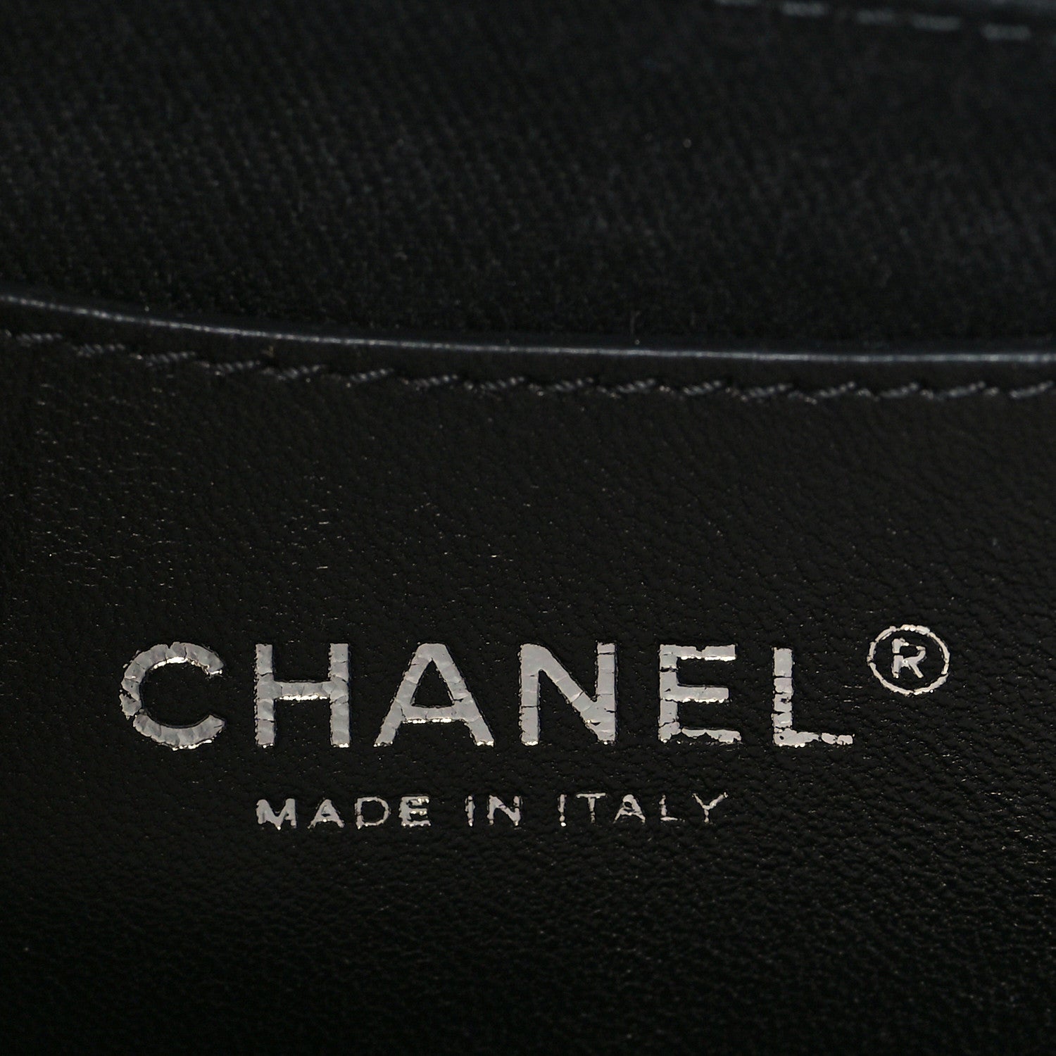 Chanel Metallic Patent Quilted Medium Just Mademoiselle Bowling Bag Silver Degrade 6 of 10