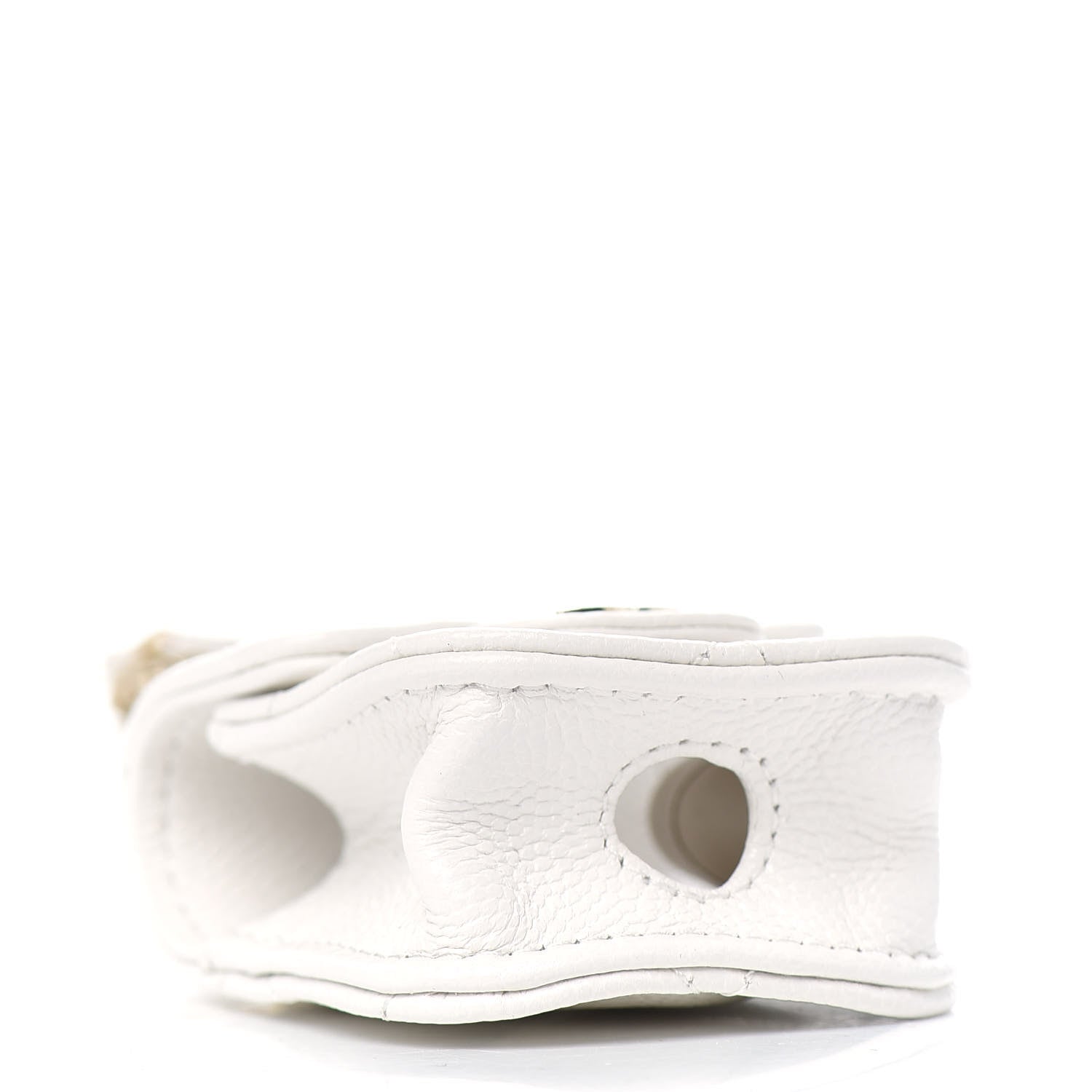 Chanel Caviar Quilted Airpods Case White 4 of 9