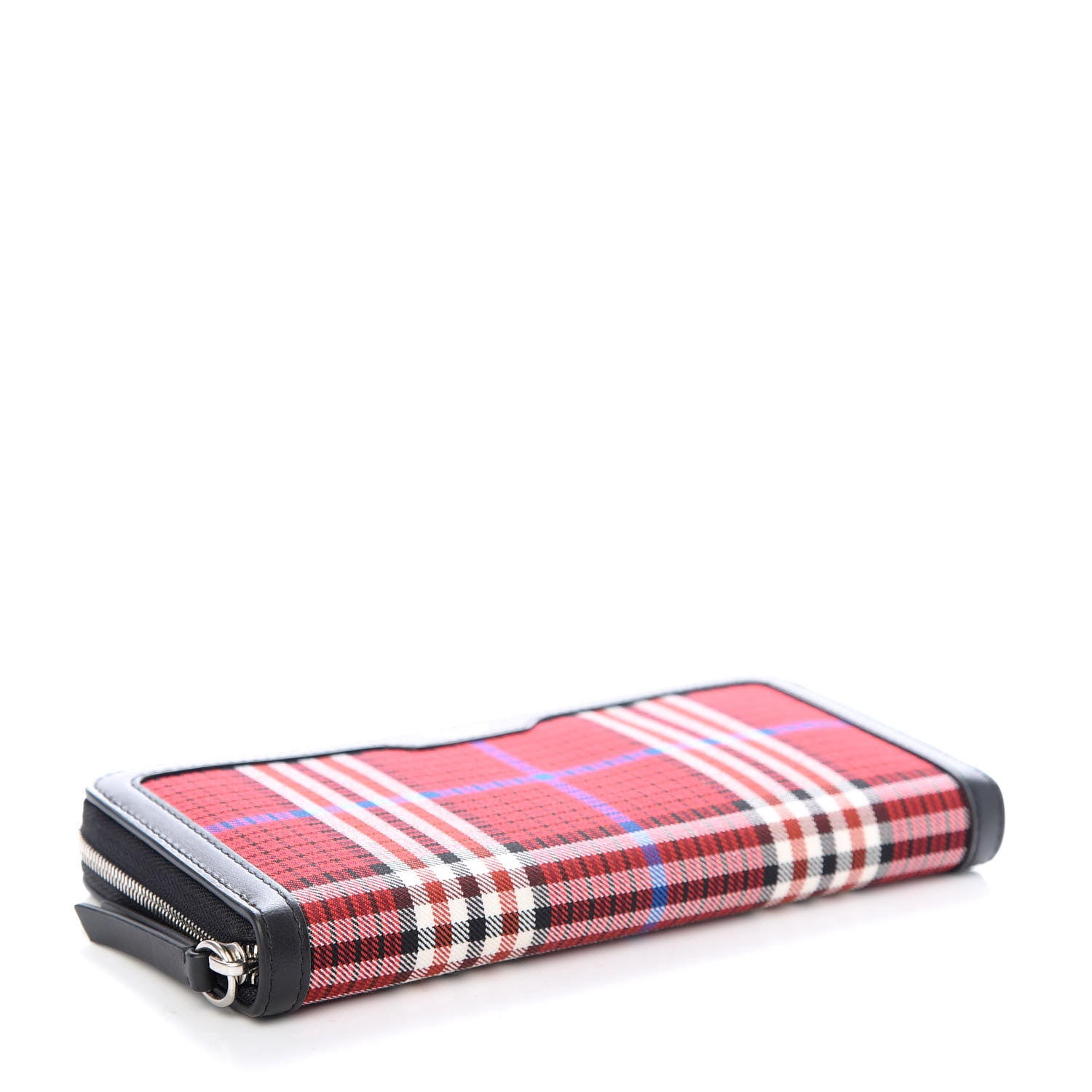 Mulberry Tartan Canvas Zip Around Wallet Scarlet 4 of 8