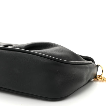 Fendi Vitello Flamingo Fendista Pouchette Crossbody Black 10 of 10