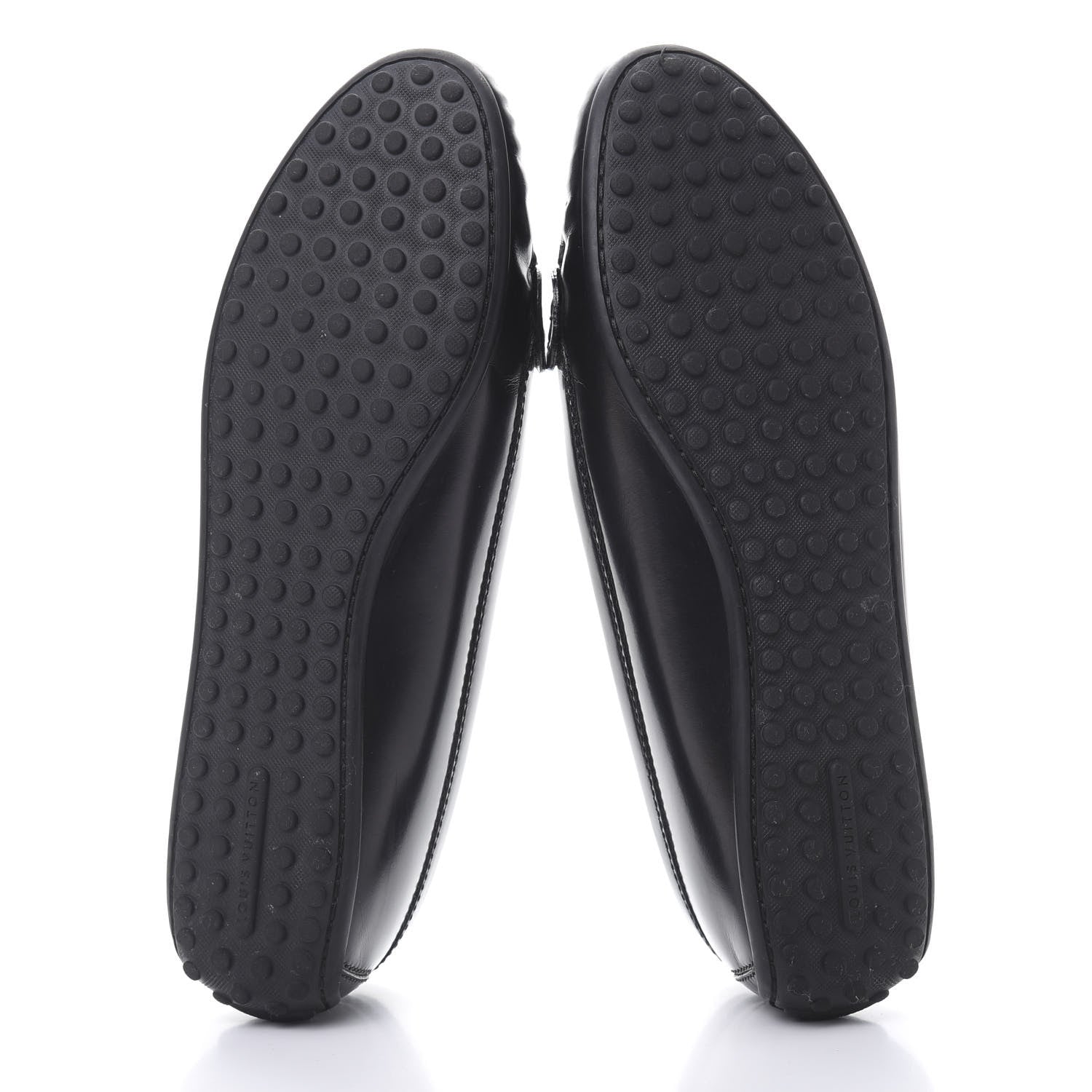Louis Vuitton Calfskin Cluny Loafers 39 Black 5 of 10