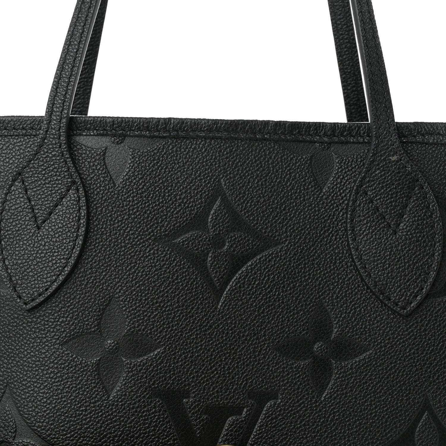 Louis Vuitton Empreinte Monogram Giant Neverfull MM Black 7 of 10
