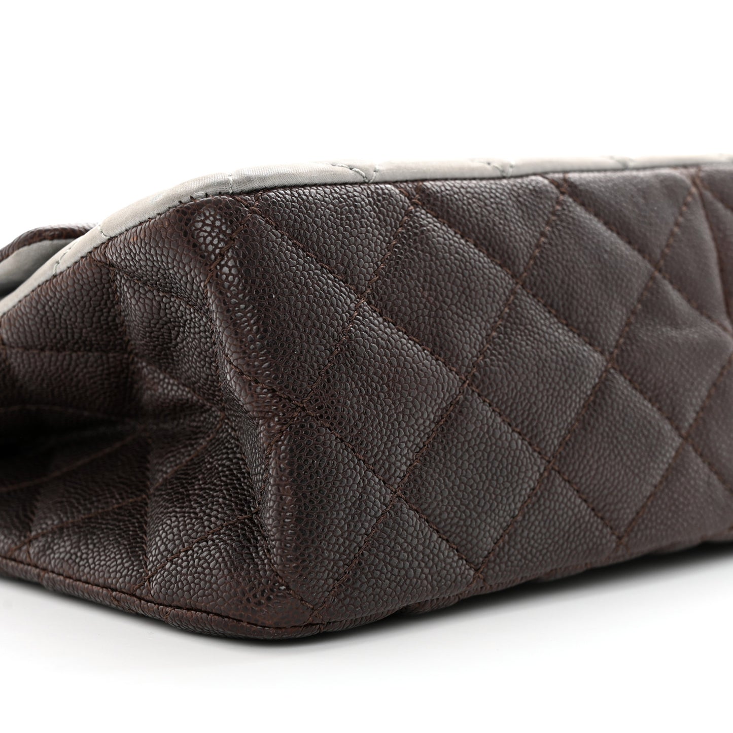 Caviar Iridescent Calfskin Quilted 2.55 Reissue 226 Flap Brown Grey