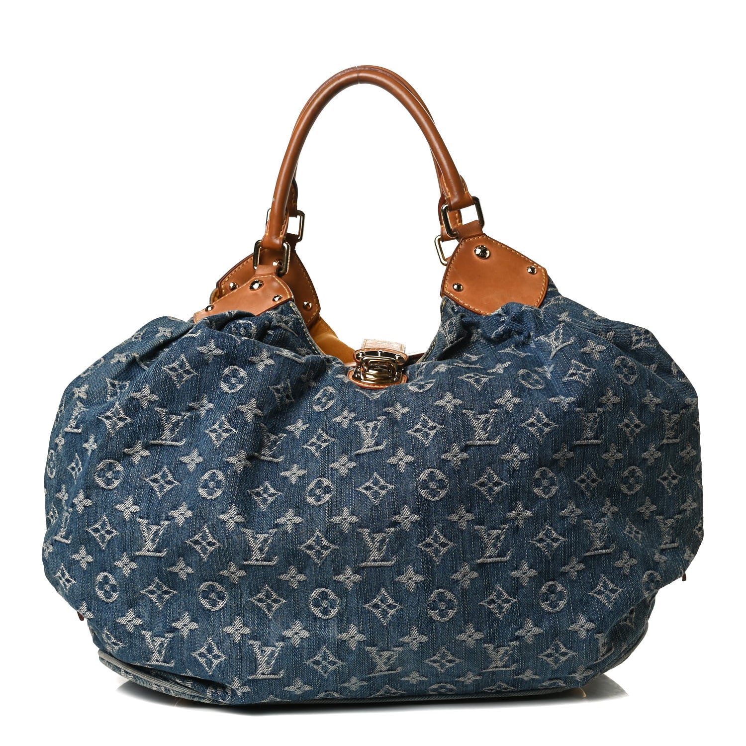 Louis Vuitton Denim Mahina XL Blue 1 of 21