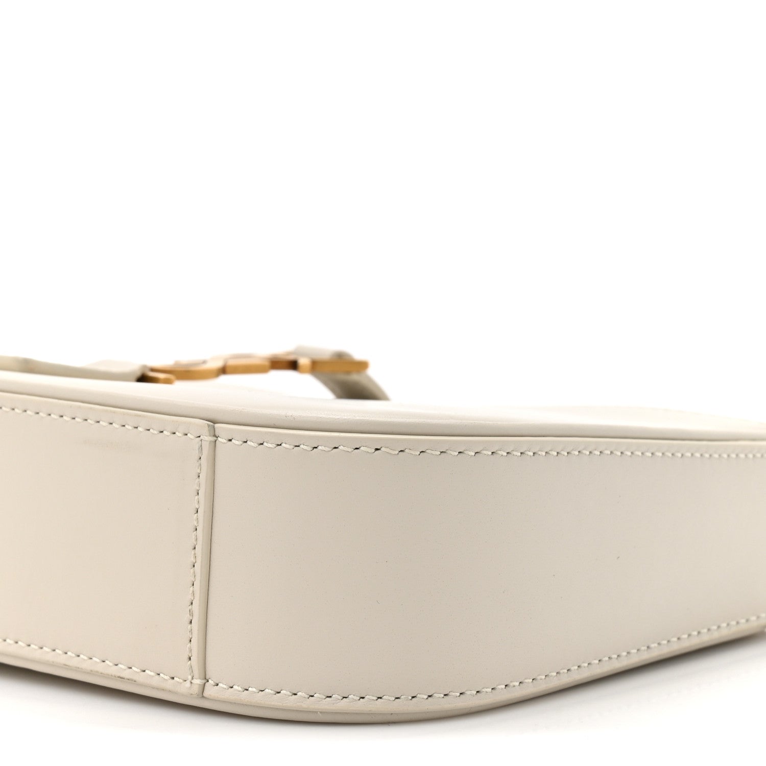 Saint Laurent Smooth Calfskin Le 5 A 7 Mini Hobo Blanc Vintage 9 of 10