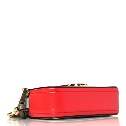 Marc Jacobs Saffiano Small Snapshot Camera Bag Porcelain Multi 4 of 10