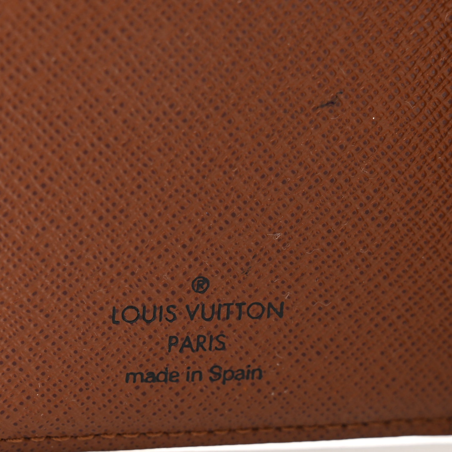 Monogram Pocket Agenda Cover