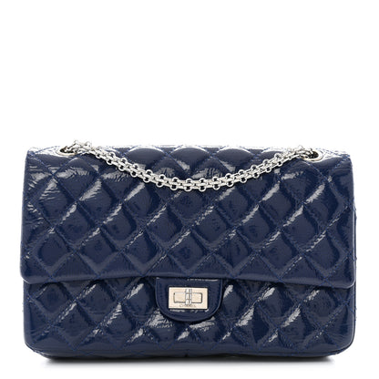 Chanel Patent Quilted 2.55 Reissue 226 Flap Navy 1 of 13