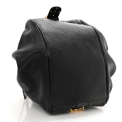 Dolce & Gabbana Calfskin Buckle Satchel Black 4 of 10