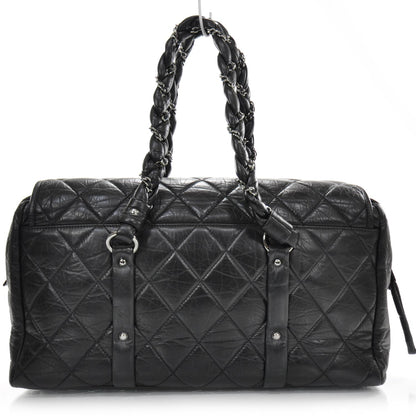 Chanel Ligne Large Duffel Bag Black 4 of 9