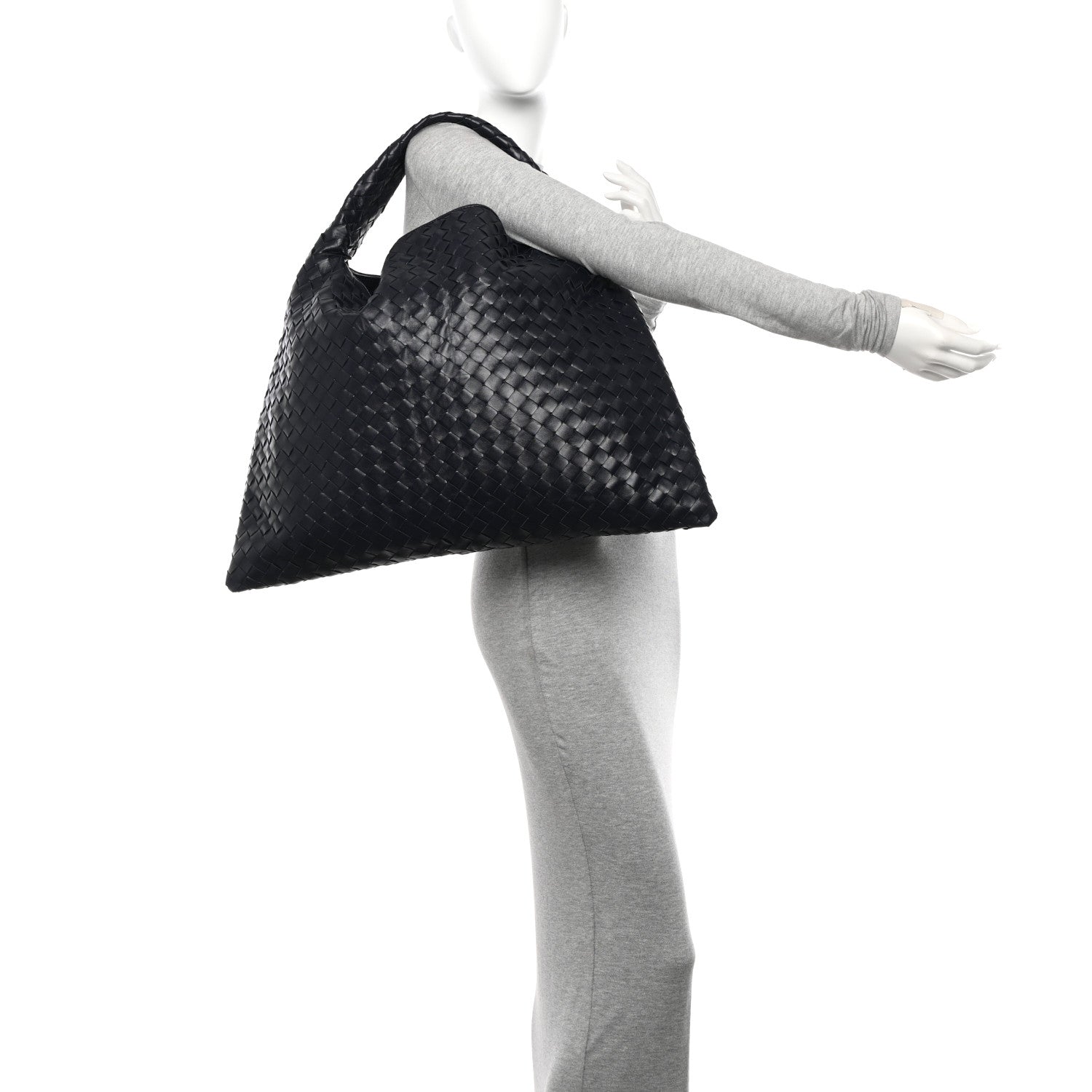 Bottega Veneta Calfskin Intrecciato Large Hop Space 2 of 10