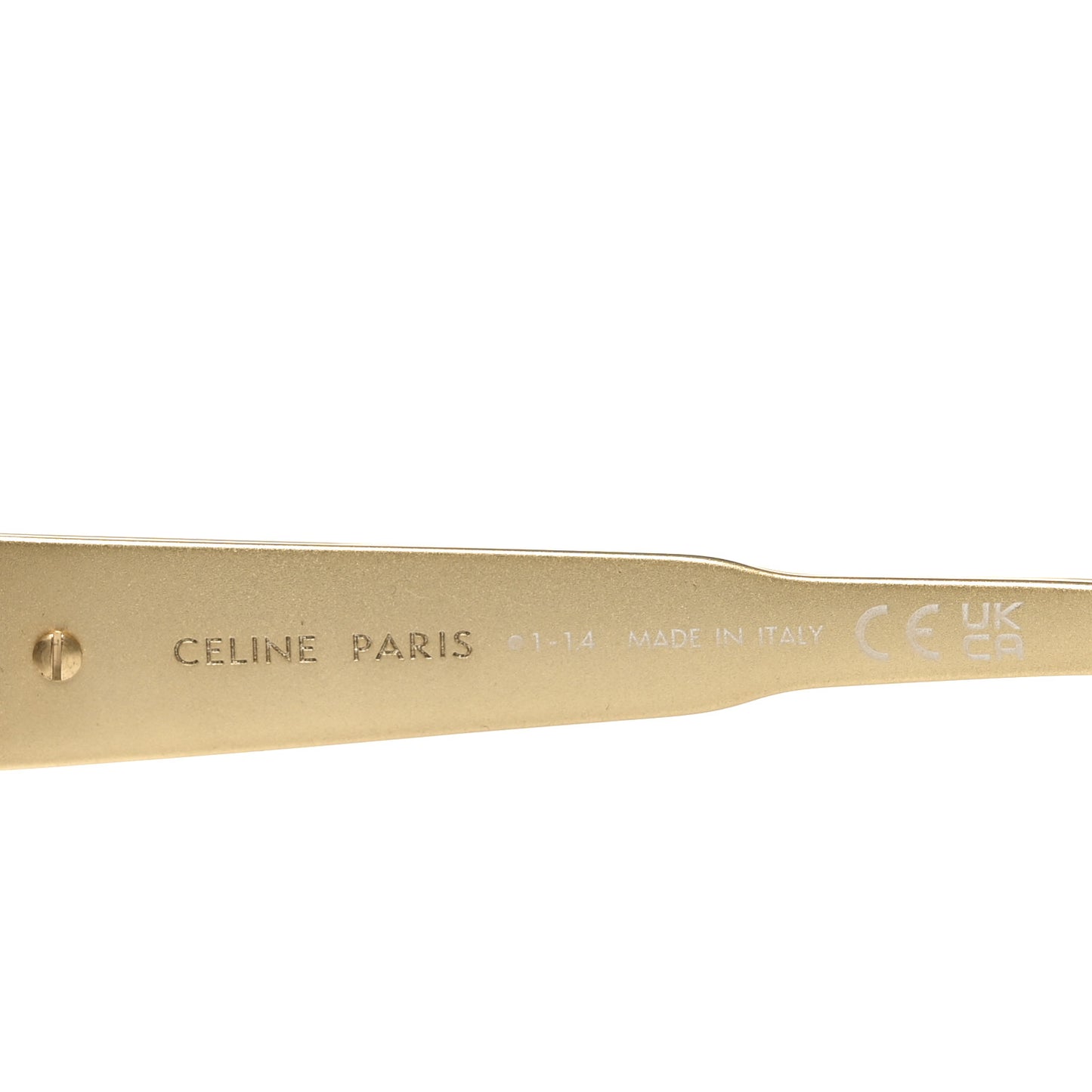 Metal Triomphe 01 Sunglasses CL40235U Gold Green
