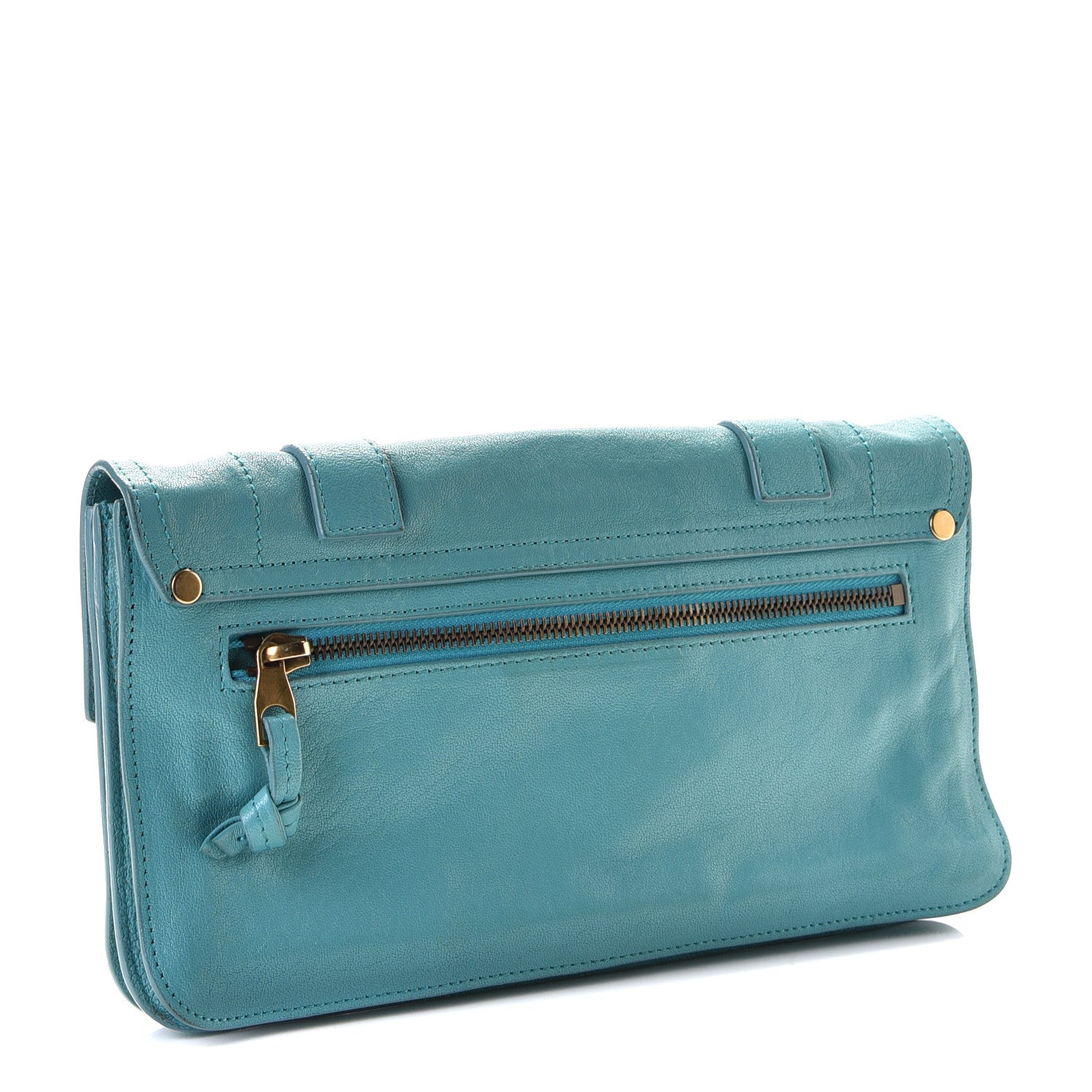 Proenza Schouler Lambskin PS1 Pochette Clutch Lapis 2 of 6