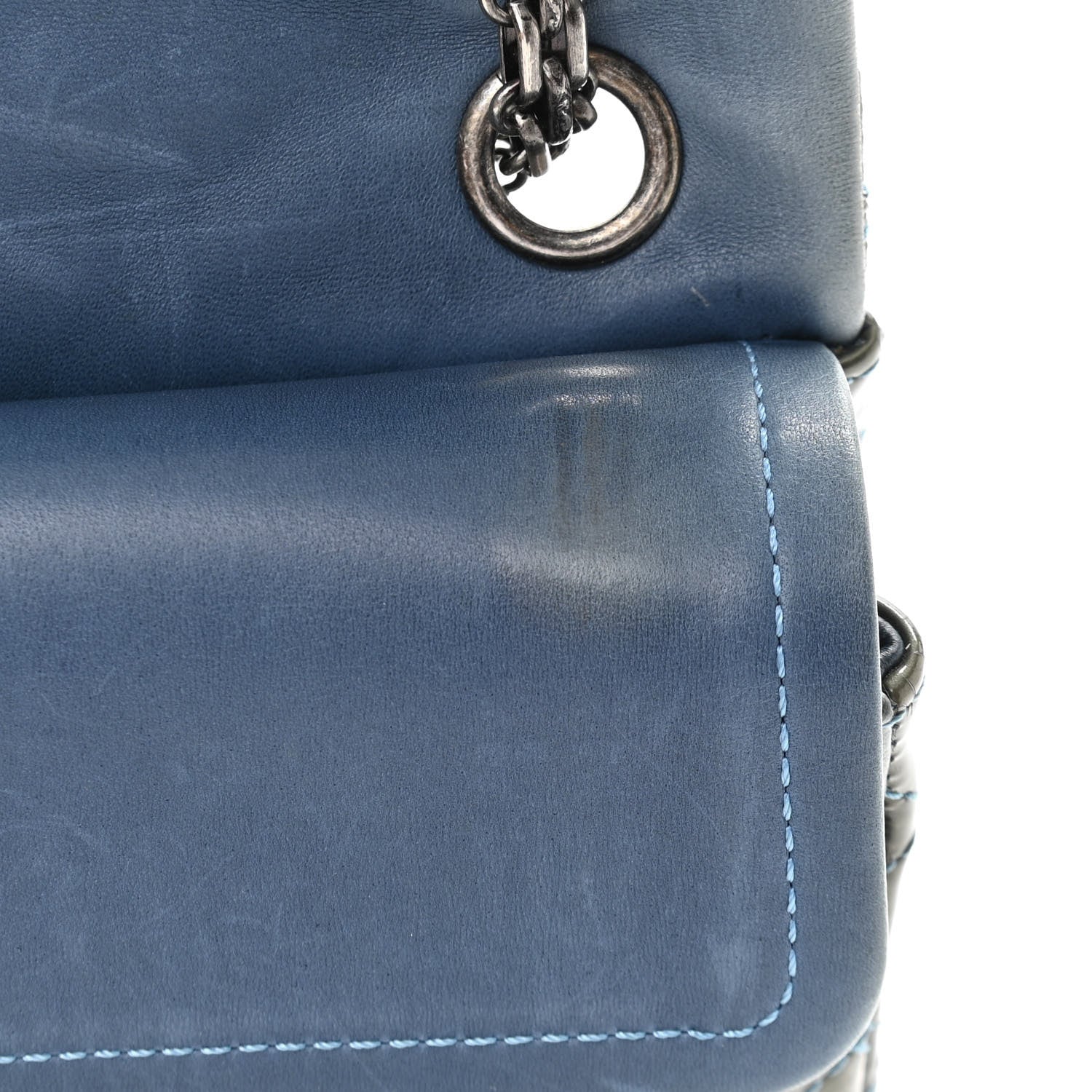 Chanel Patent 2.55 Reissue Flap 224 Blue 11 of 14