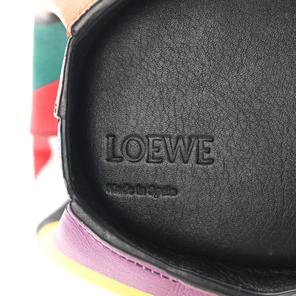 Loewe Calfskin Mini Striped Elephant Crossbody Bag Multicolor 6 of 11