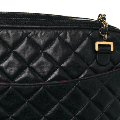 Chanel Lambskin Quilted Shoulder Bag Black 17 of 19