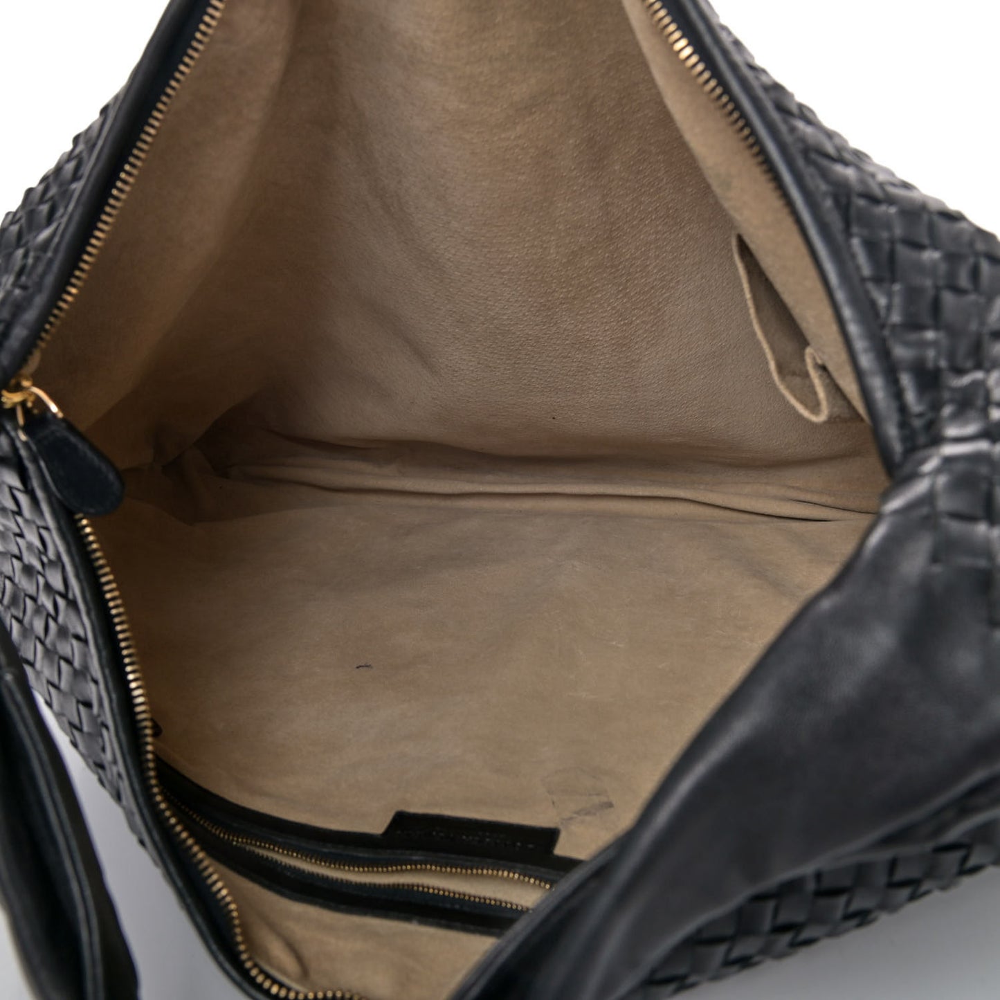 Nappa Intrecciato Maxi Veneta Hobo Black