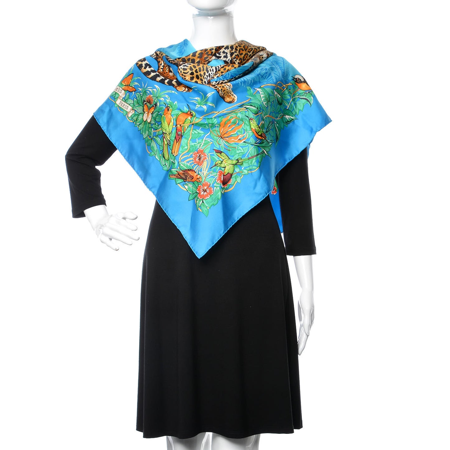 Silk Jungle Love Scarf 90