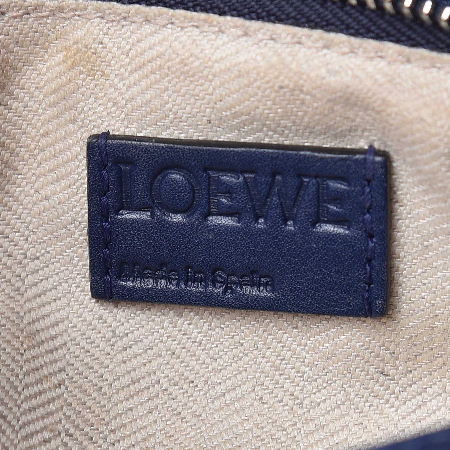 Loewe Calfskin Small Puzzle Bag Navy 6 of 19