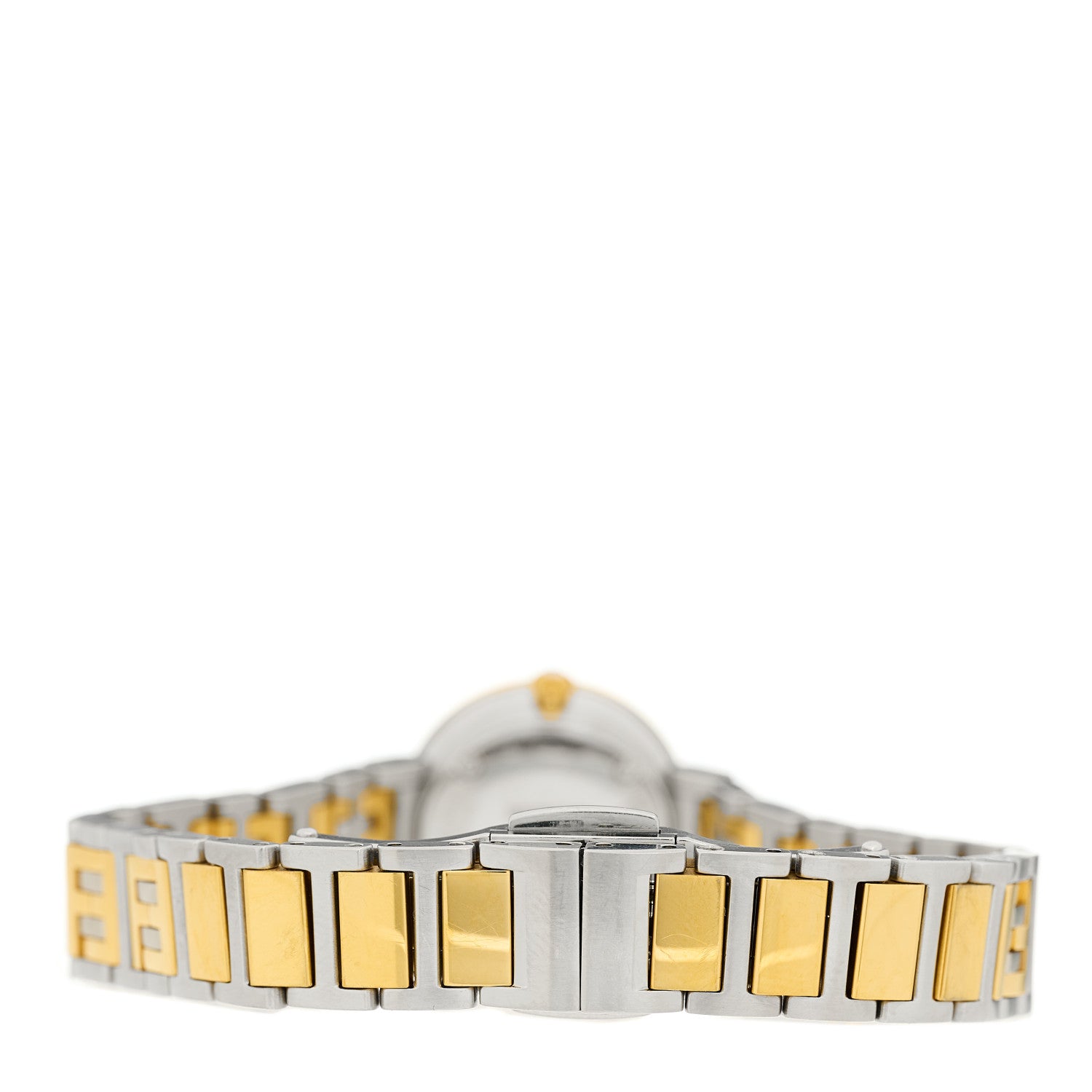 Fendi Stainless Steel Diamond Bezel Mother of Pearl 19mm Fendi Forever Two Tone Quartz Watch 3 of 4