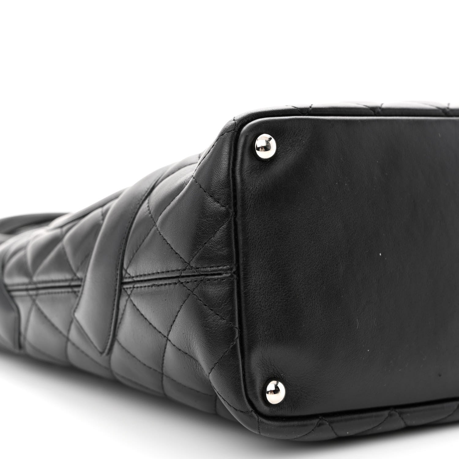 Chanel Calfskin Quilted Medium Cambon Tote Black 10 of 15