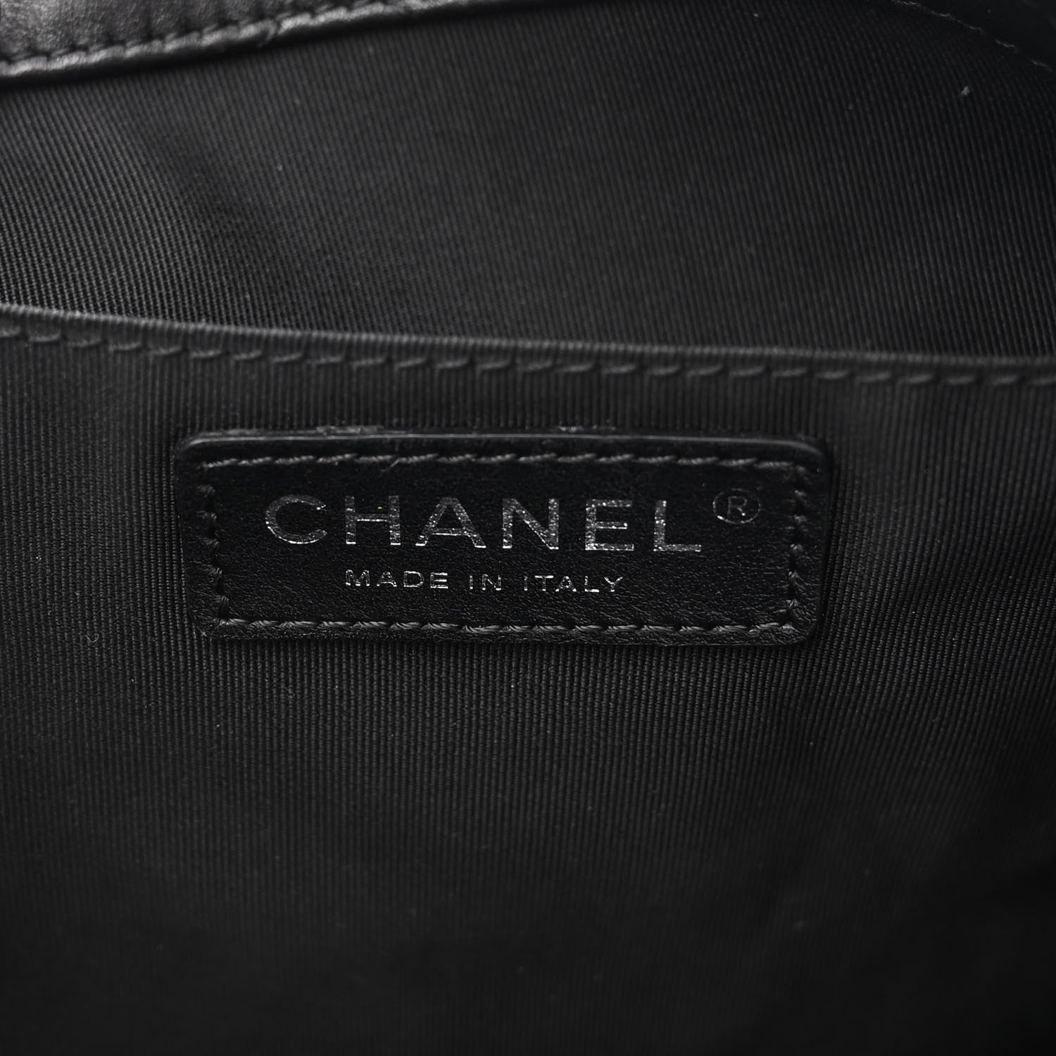 Chanel Calfskin Stitched Large Hobo Black 6 of 10