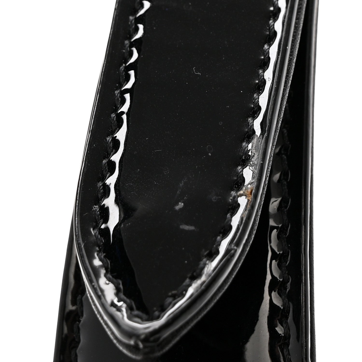 Saint Laurent Patent Le 5 A 7 Hobo Black 13 of 15