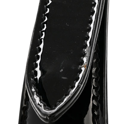 Saint Laurent Patent Le 5 A 7 Hobo Black 13 of 15