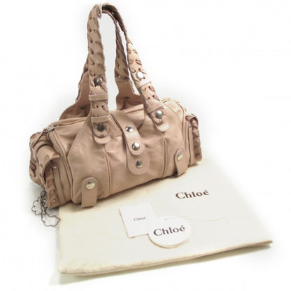 Chloe Calfskin Silverado Shoulder Bag Beige Rose 3 of 12