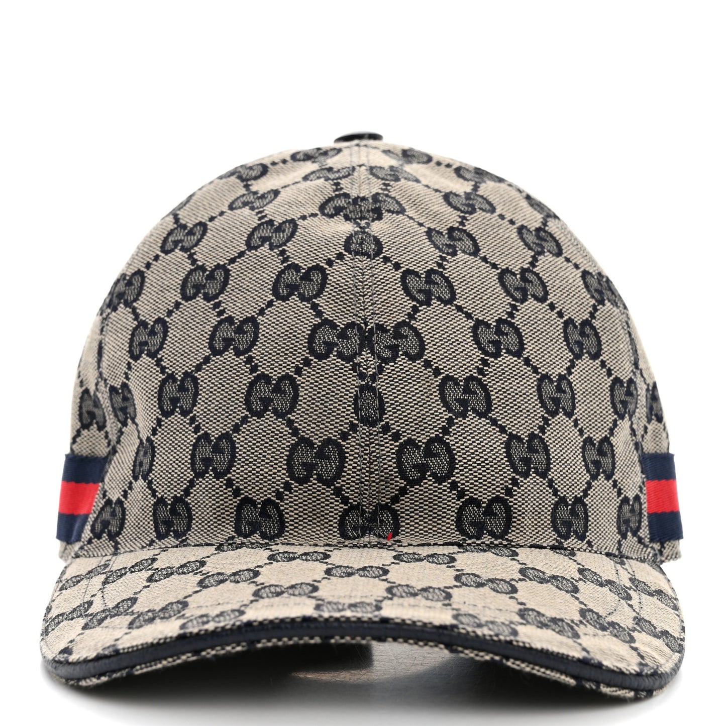 Monogram Web Baseball Hat XL Beige Blue