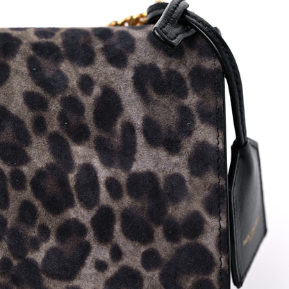 Saint Laurent Calfskin Leopard Print Medium Monogram Sunset 15 of 15