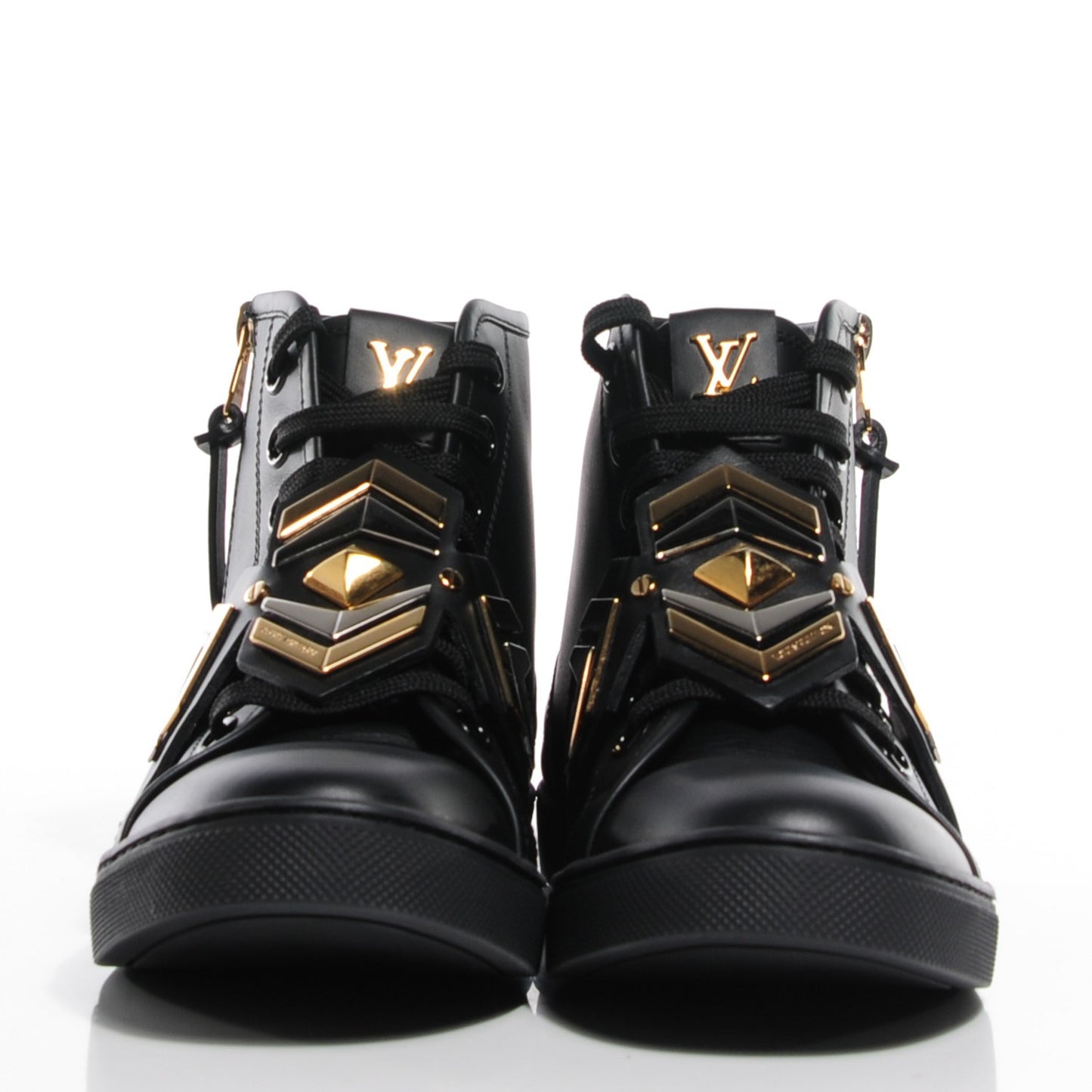 Calfskin Punchy Karakoram Sneaker Boots 39 Black