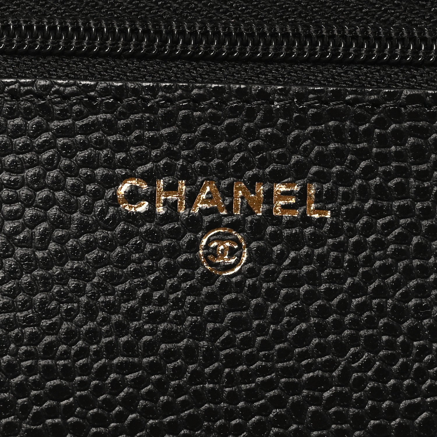 Chanel Caviar Quilted CC Turnlock Wallet On Chain WOC Black 6 of 12