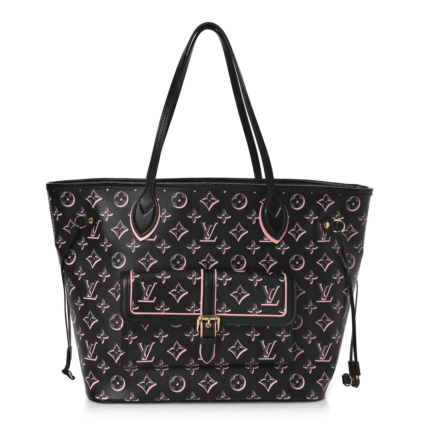 Monogram Fall For You Neverfull MM Black