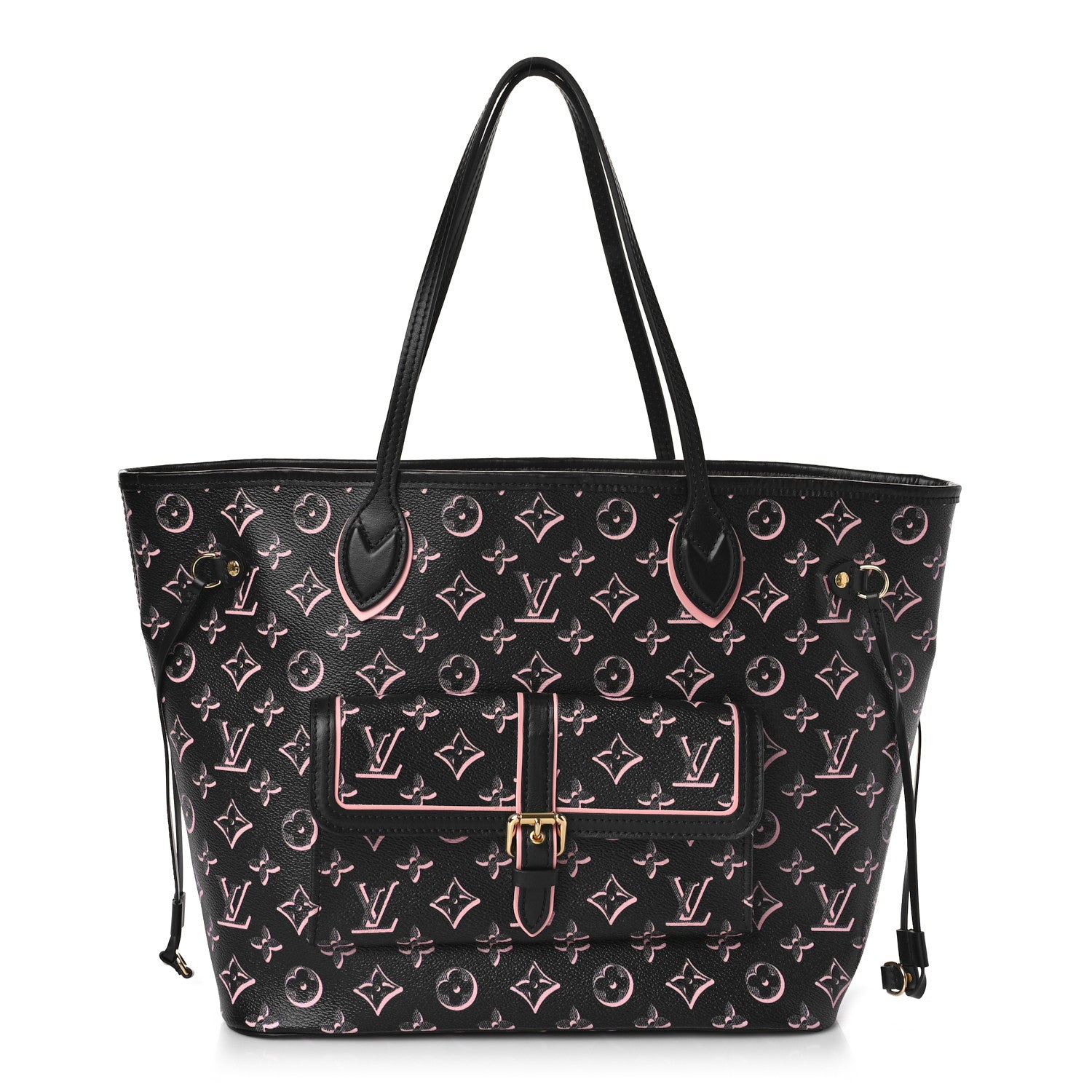 Louis Vuitton Monogram Fall For You Neverfull MM Black 1 of 8
