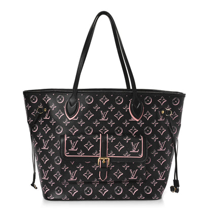 Louis Vuitton Monogram Fall For You Neverfull MM Black 1 of 8