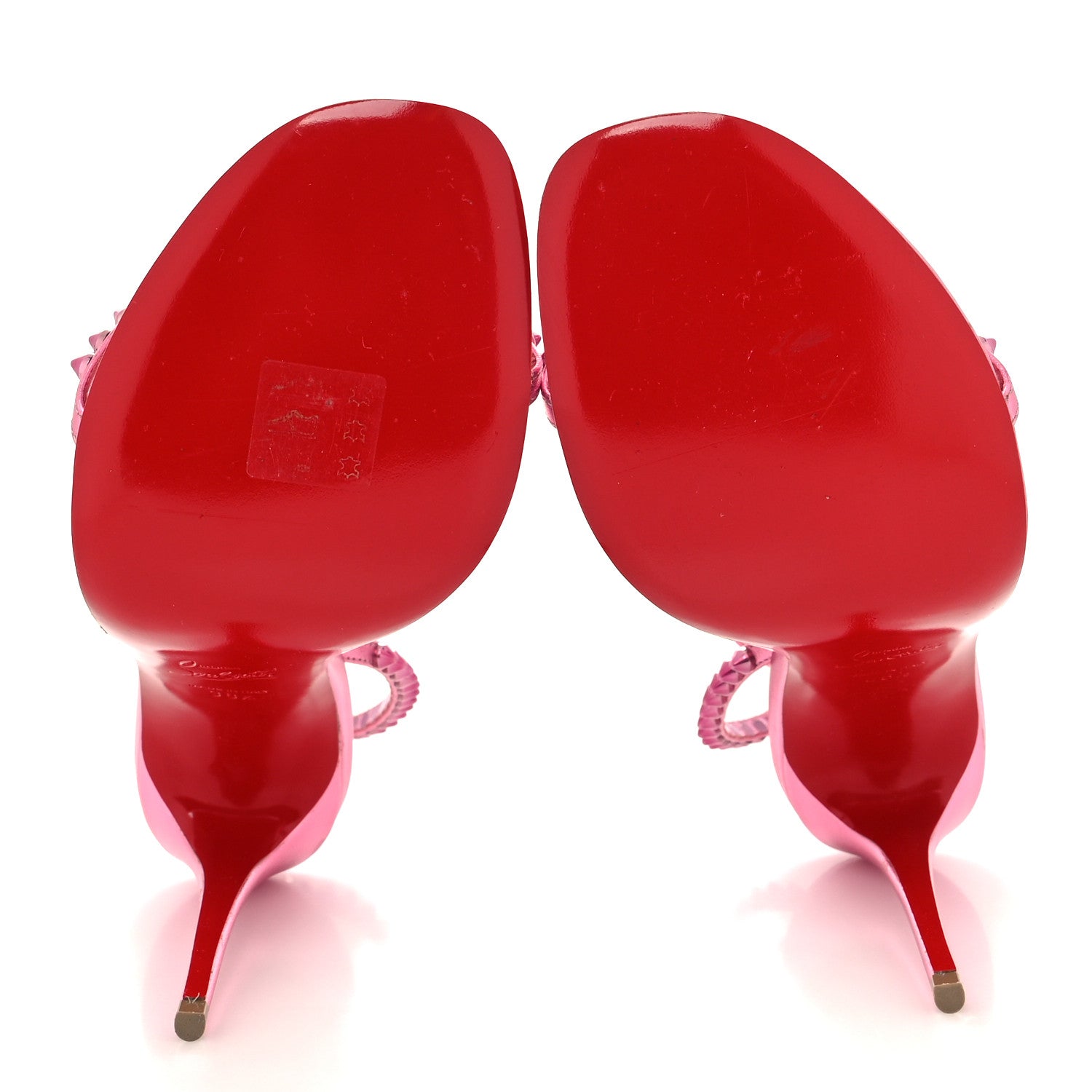 Christian Louboutin Kid Laminato So Me 100 Sandals 38.5 Confettis 5 of 8