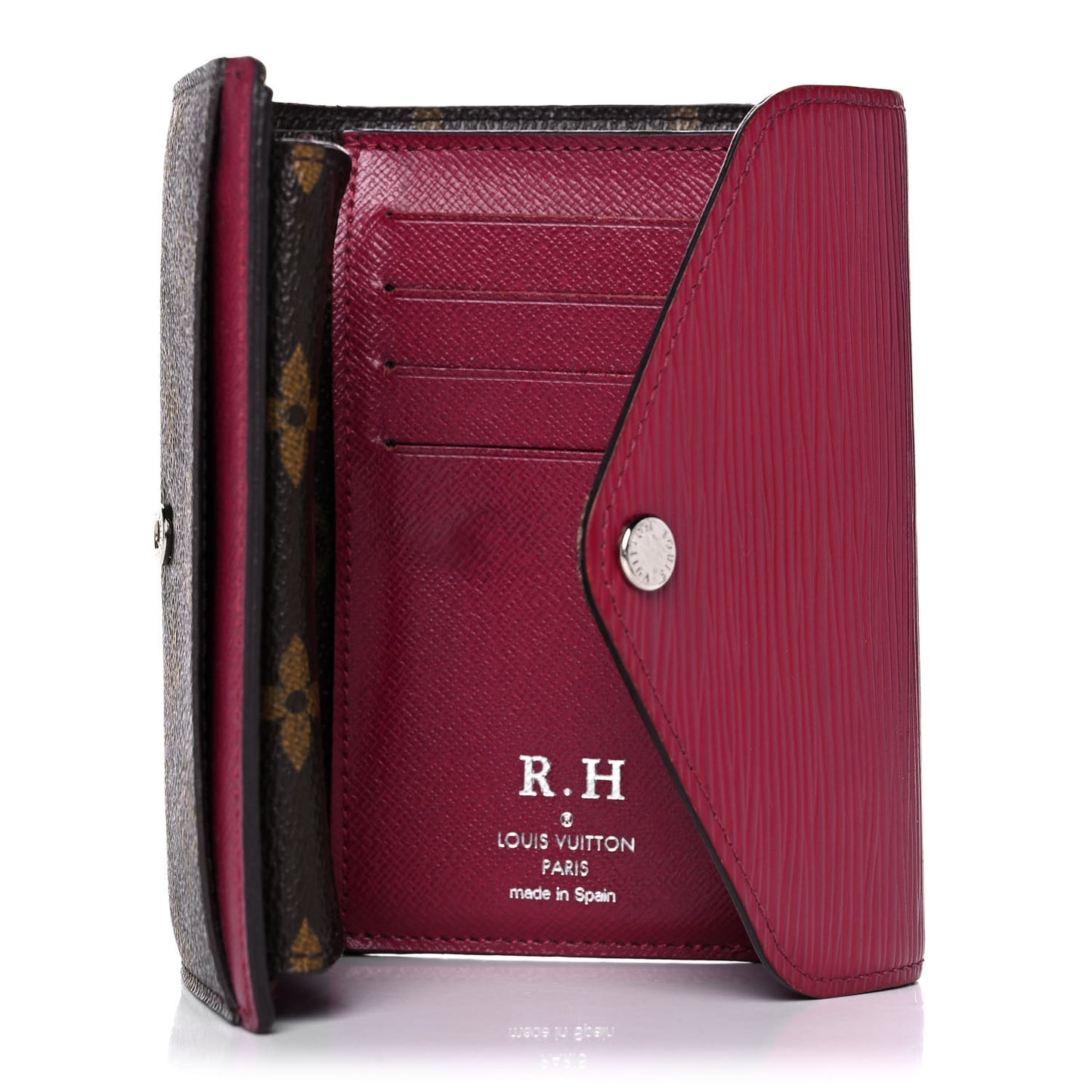 Epi Monogram Marie-Lou Compact Wallet Fuchsia