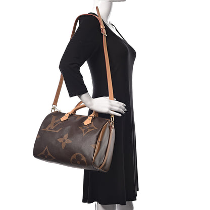 Louis Vuitton Reverse Monogram Giant Speedy Bandouliere 30 2 of 9
