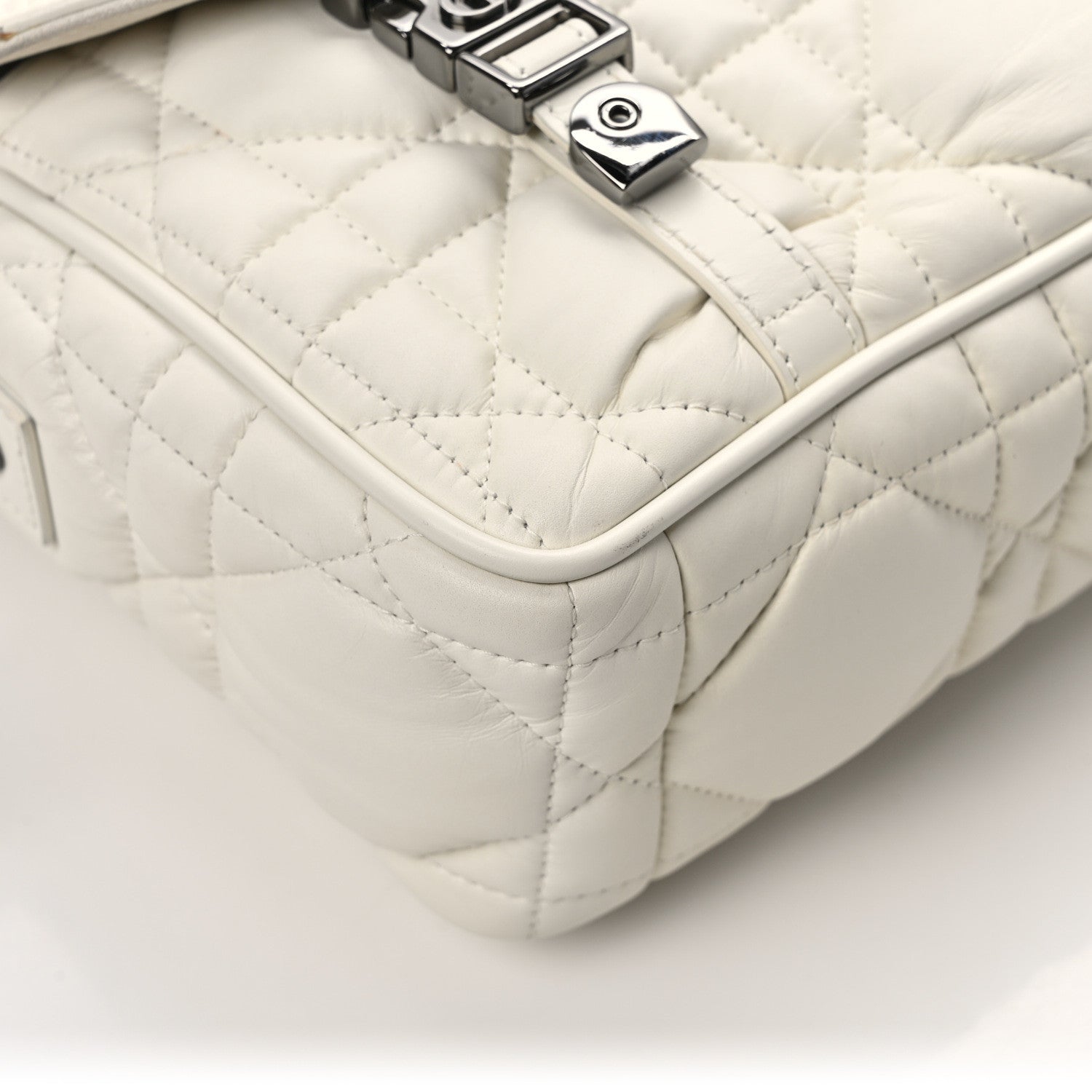 Christian Dior Calfskin Macrocannage Small Diorcamp Messenger Latte 11 of 14