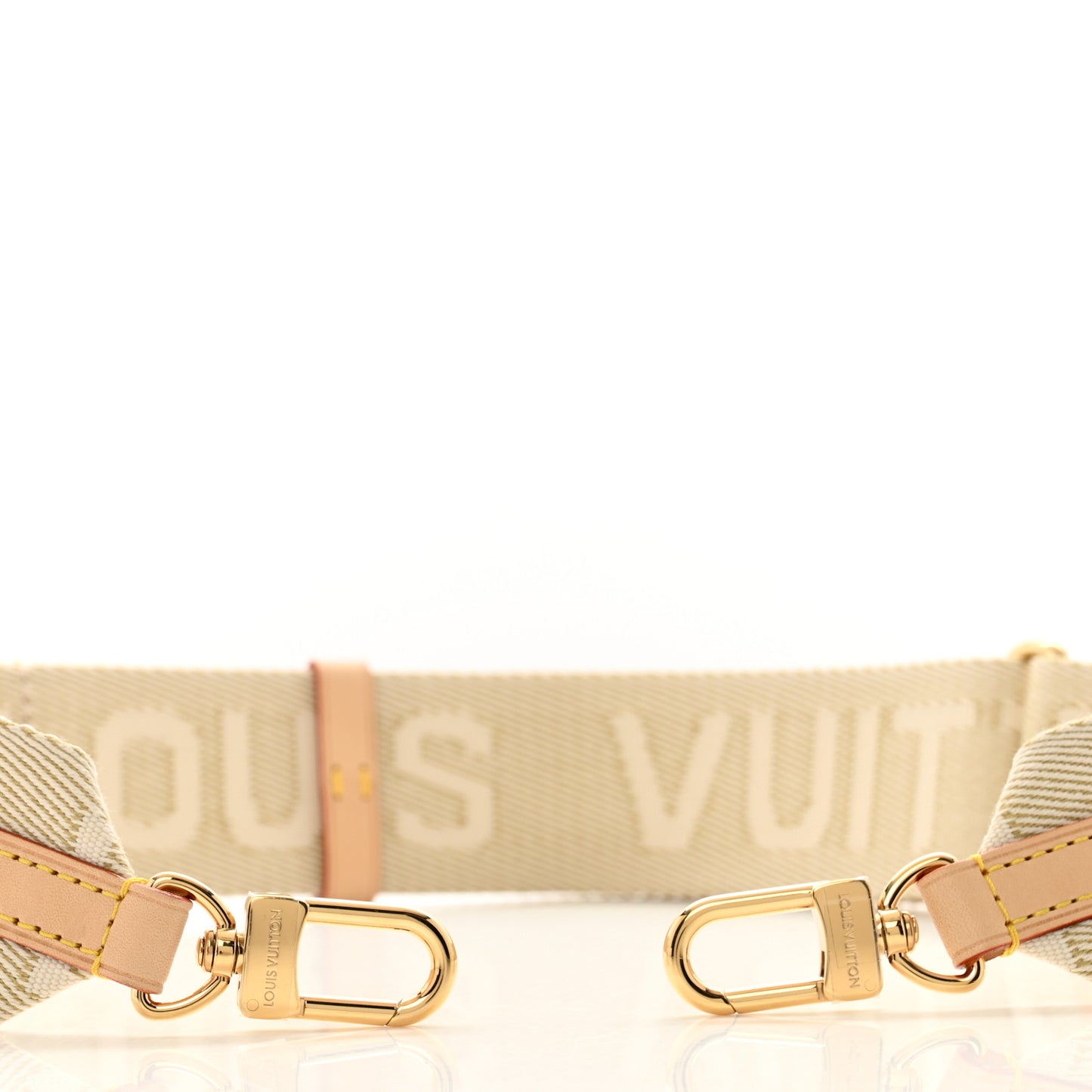 Jacquard High Rise Shoulder Strap Beige