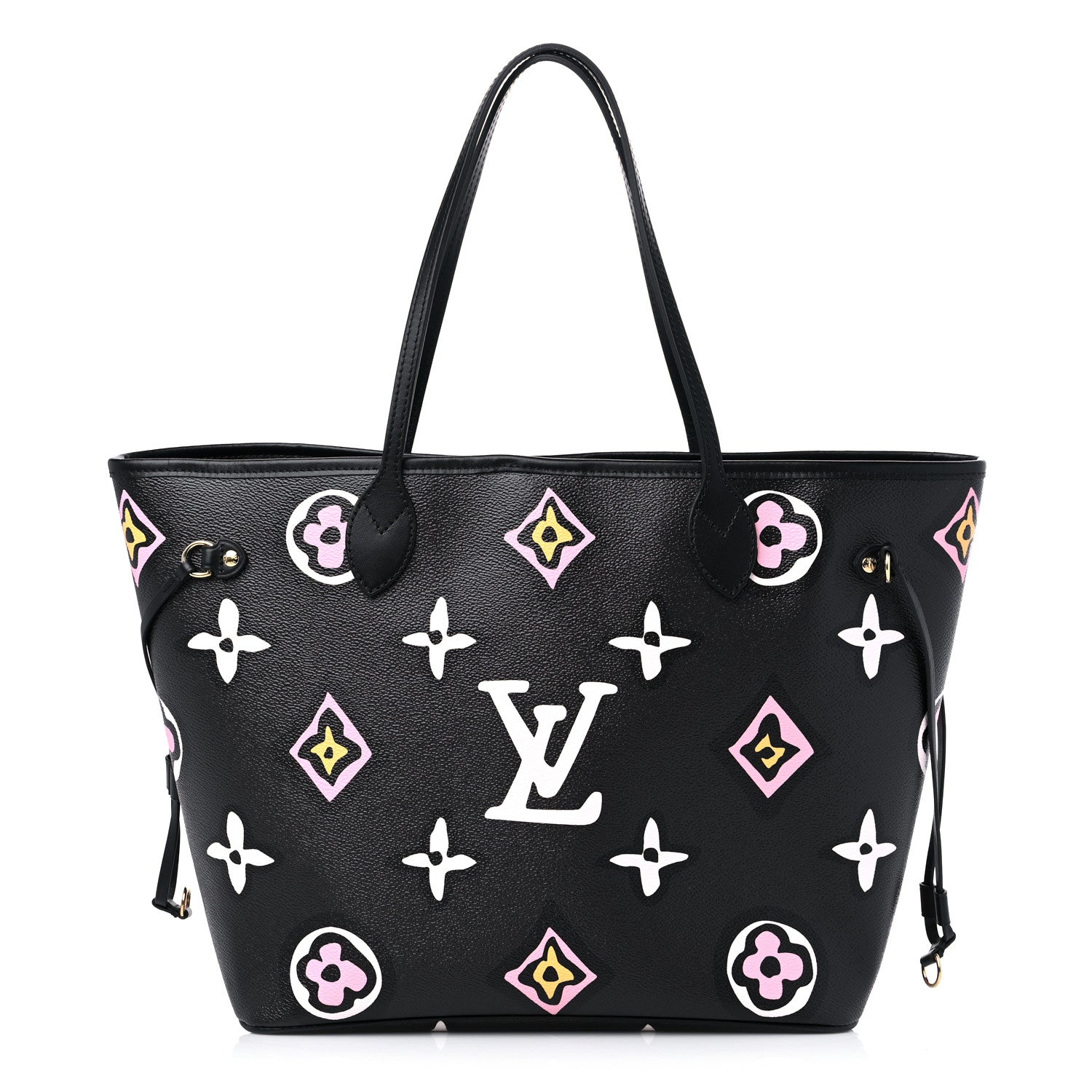 Louis Vuitton Monogram Giant Wild At Heart Neverfull MM Black 1 of 9