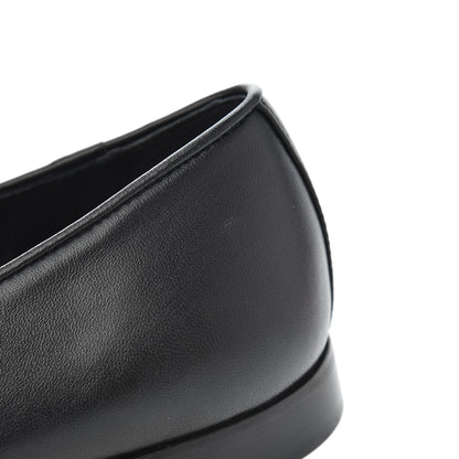 Chanel Lambskin Pearl CC Loafers 37 Black 12 of 17